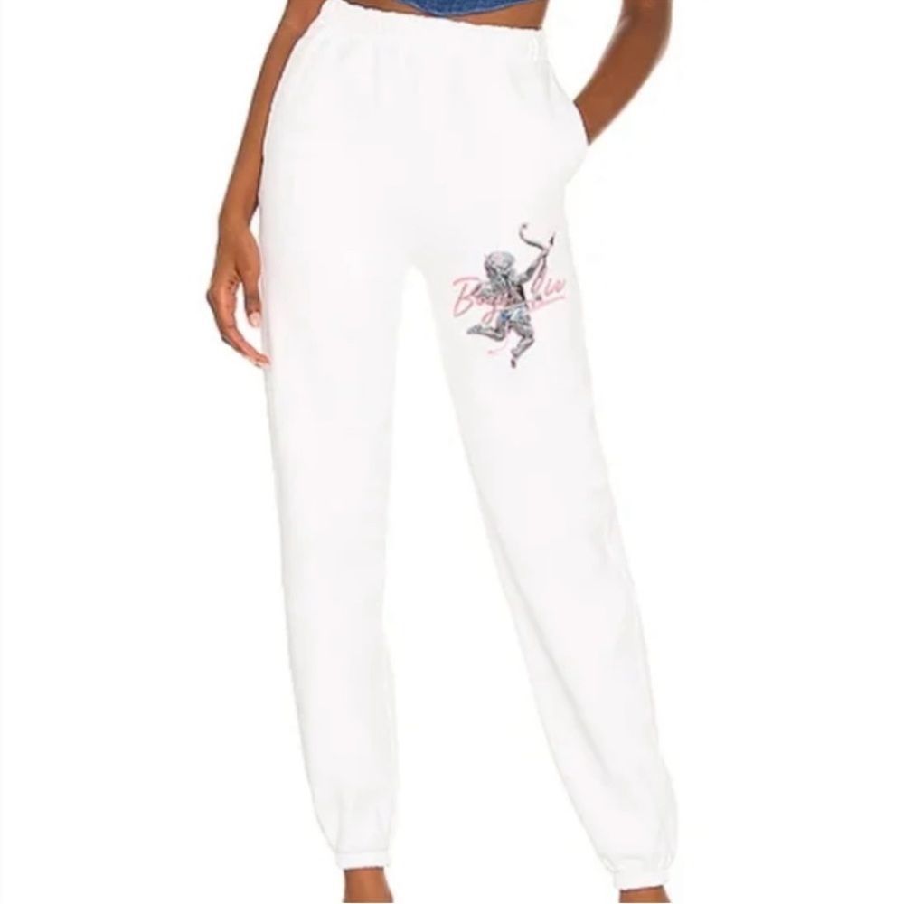Boys Lie Metal White Jogger sweatpants Small